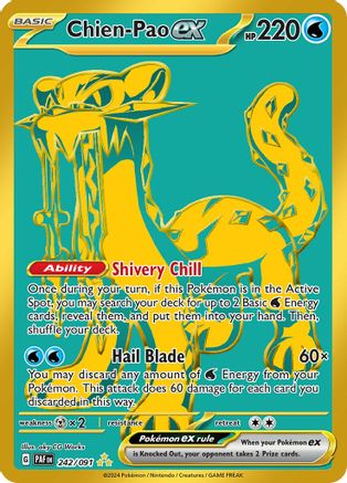 Chien-Pao ex (242) Holofoil - SV Paldean Fates