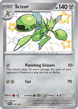 Scizor (191) Holofoil - Paldean Fates