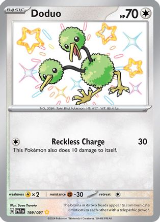 Doduo (199) Holofoil - Paldean Fates