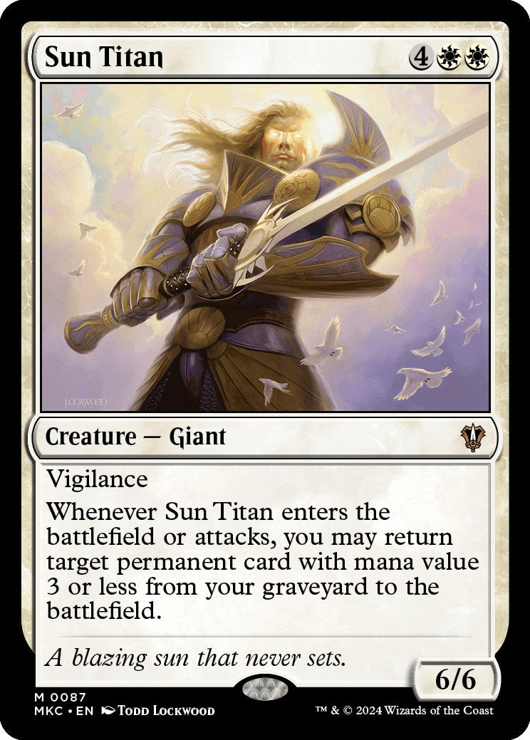 Sun Titan [Murders at Karlov Manor Commander] | Silver Goblin