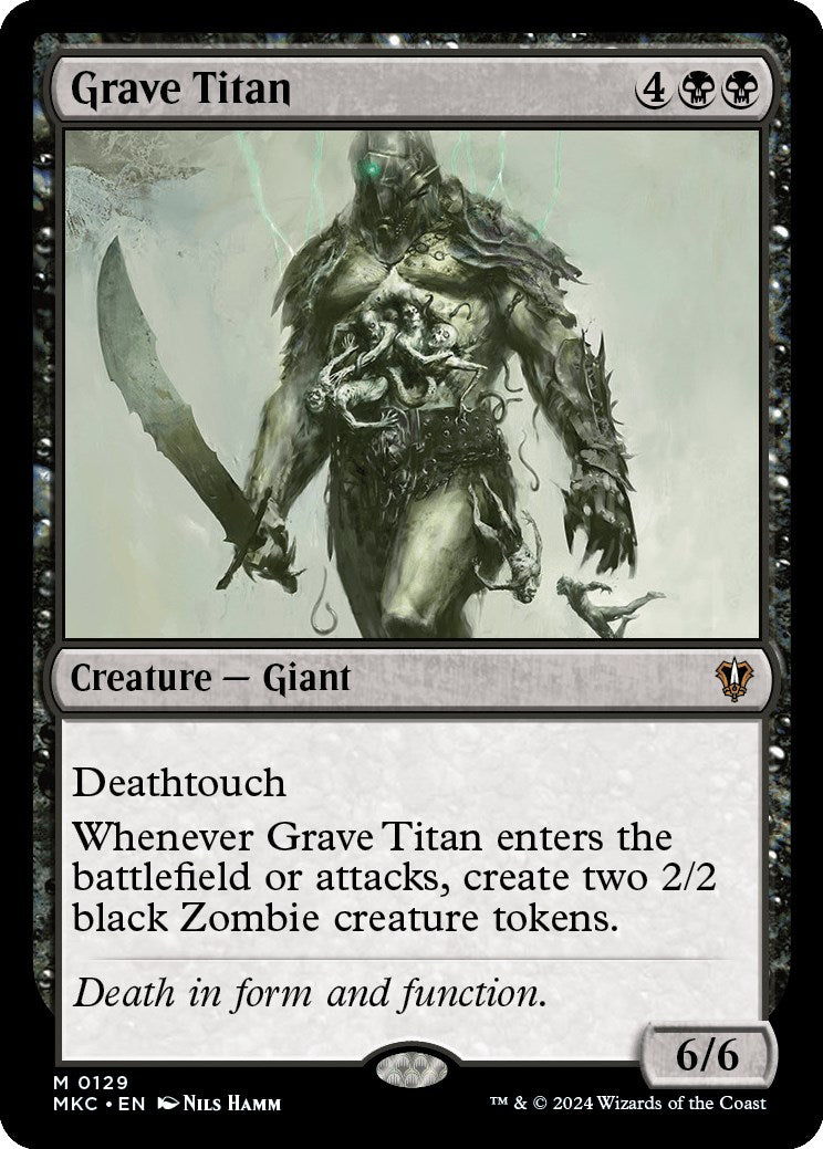 Grave Titan [Murders at Karlov Manor Commander] | Silver Goblin