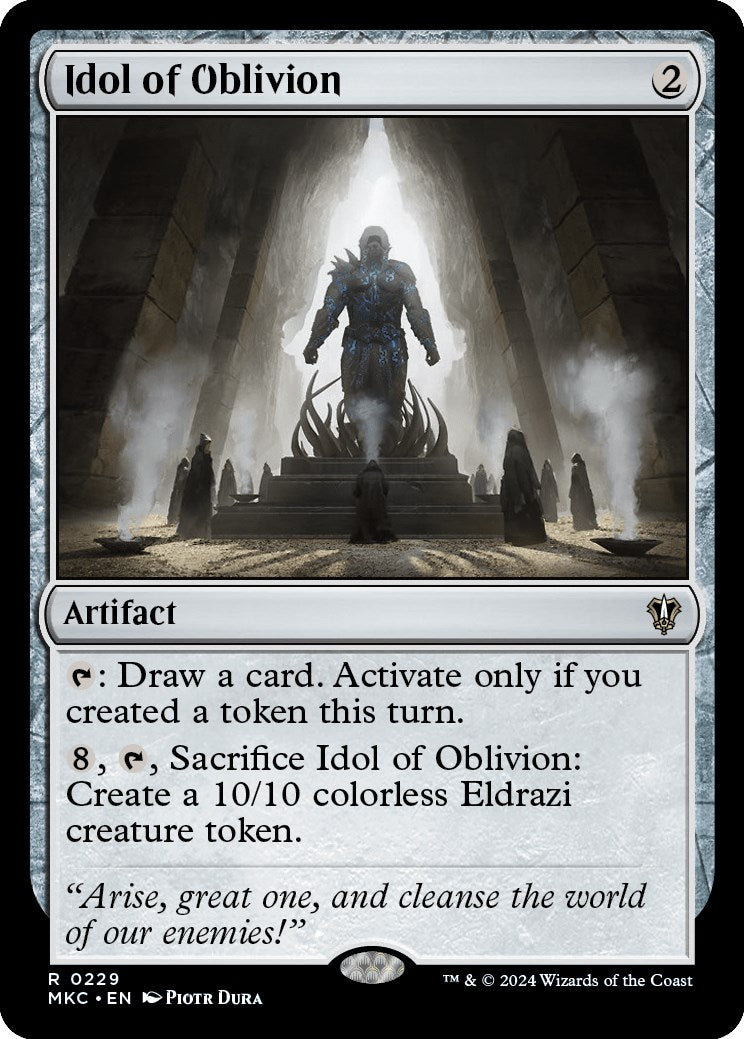 Idol of Oblivion [Murders at Karlov Manor Commander] | Silver Goblin