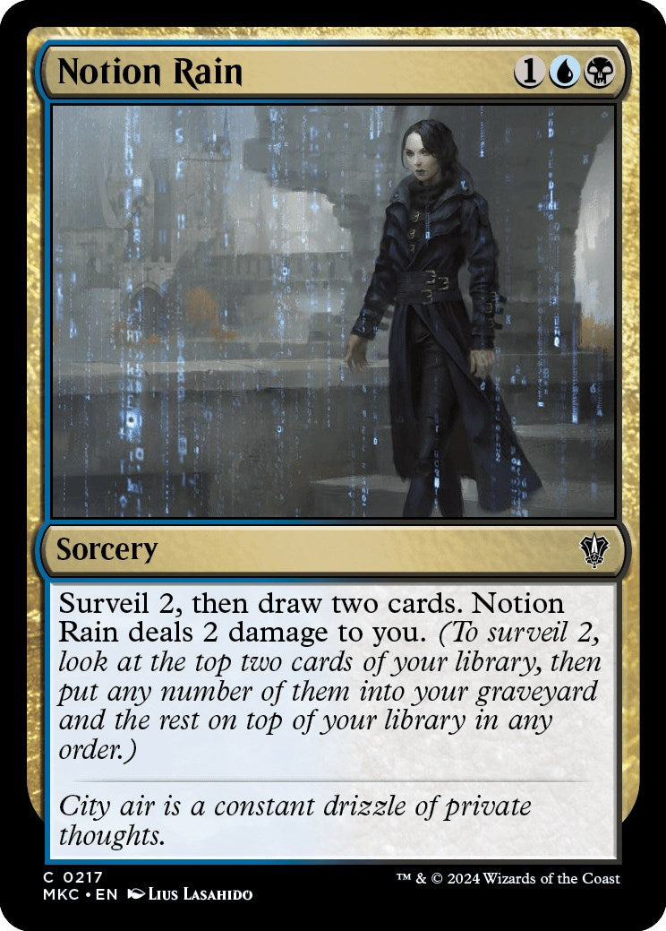 Notion Rain [Murders at Karlov Manor Commander] | Silver Goblin