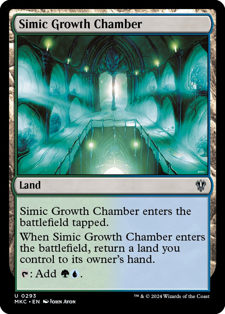 Simic Growth Chamber [Murders at Karlov Manor Commander] | Silver Goblin