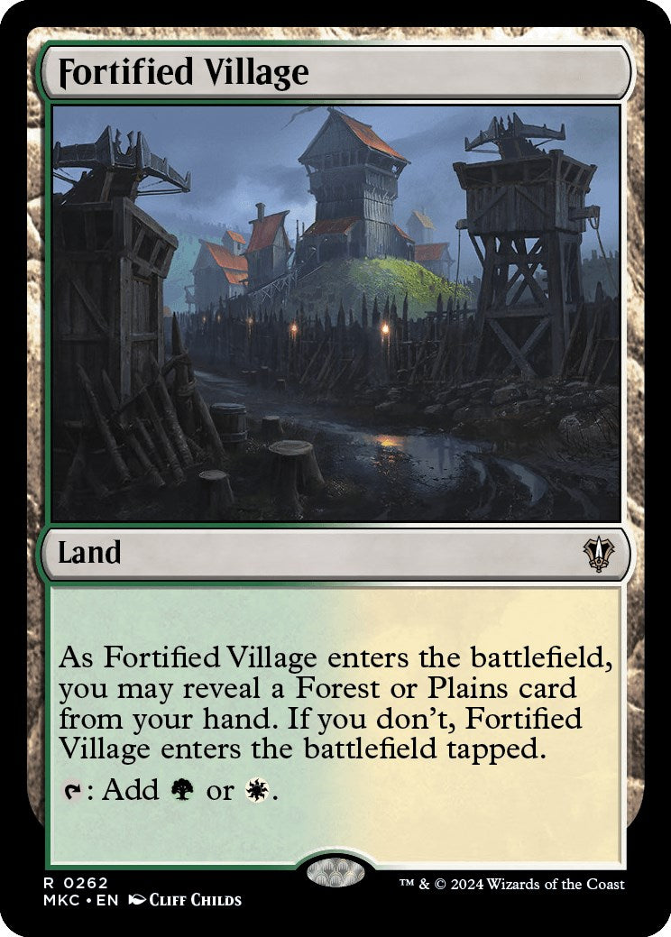 Fortified Village [Murders at Karlov Manor Commander] | Silver Goblin