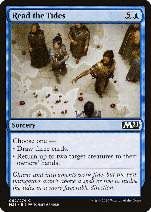 Read the Tides [Core Set 2021] Foil