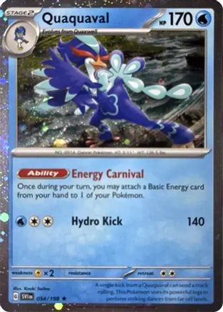 Quaquaval - 054/198 (Cosmos Holo) (54) Holofoil - Miscellaneous Cards & Products