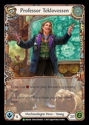 Professor Teklovossen (HER104) Cold Foil - FaB Promos