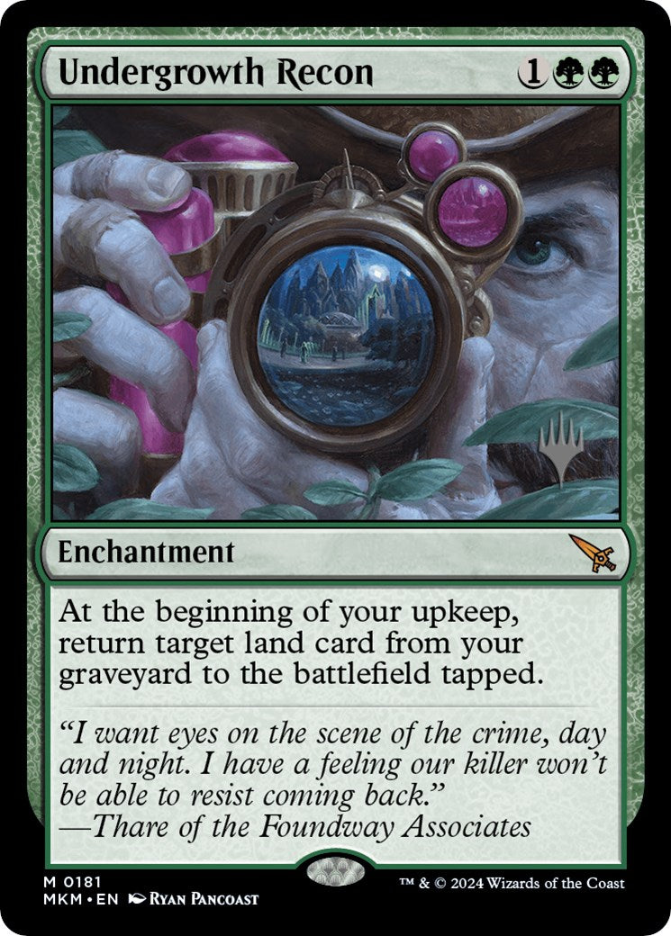 Undergrowth Recon (Promo Pack) [Murders at Karlov Manor Promos] | Silver Goblin