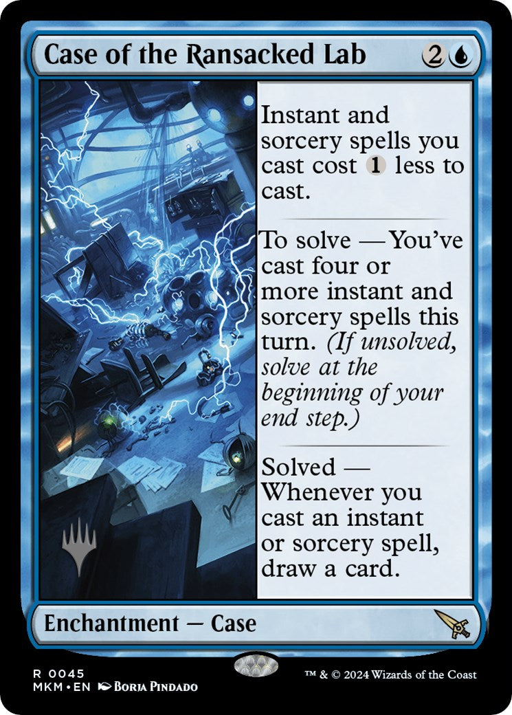 Case of the Ransacked Lab (Promo Pack) [Murders at Karlov Manor Promos] | Silver Goblin
