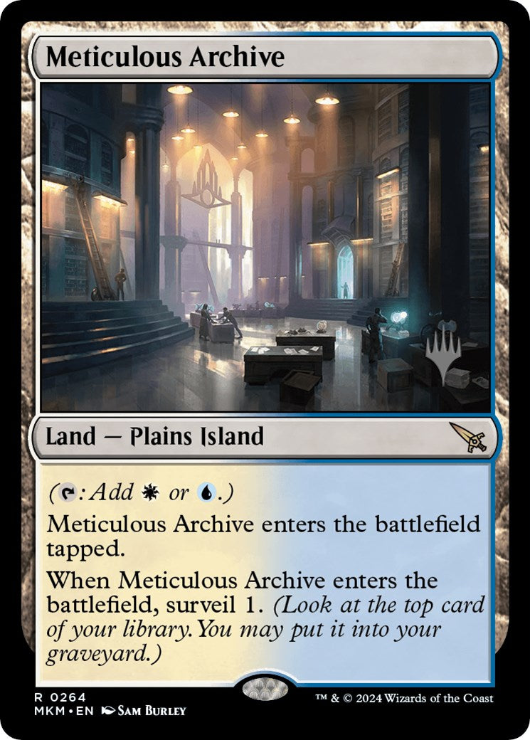 Meticulous Archive (Promo Pack) [Murders at Karlov Manor Promos] | Silver Goblin