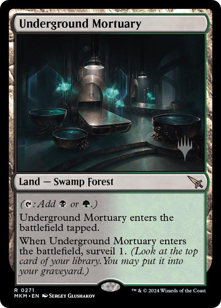 Underground Mortuary (Promo Pack) [Murders at Karlov Manor Promos] | Silver Goblin