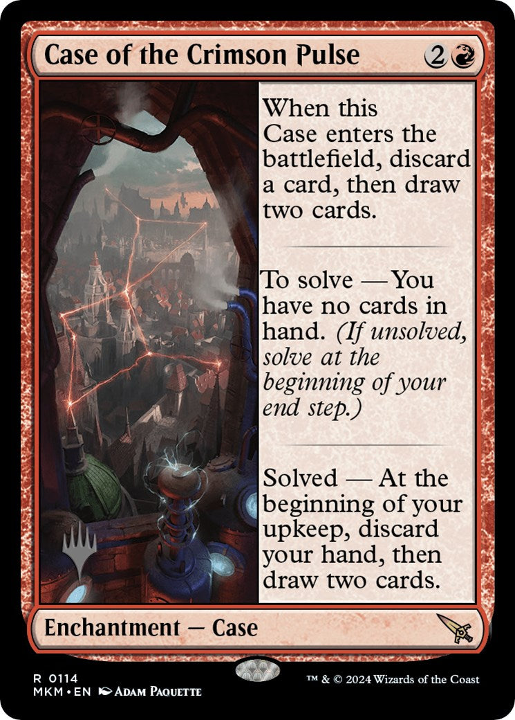 Case of the Crimson Pulse (Promo Pack) [Murders at Karlov Manor Promos] | Silver Goblin