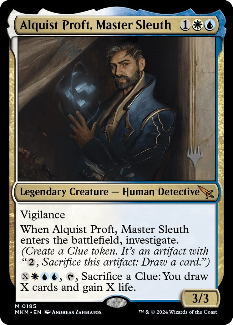 Alquist Proft, Master Sleuth (Promo Pack) [Murders at Karlov Manor Promos] | Silver Goblin
