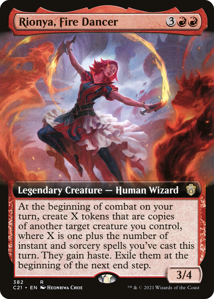 Rionya, Fire Dancer (Extended Art) [Commander 2021] | Silver Goblin