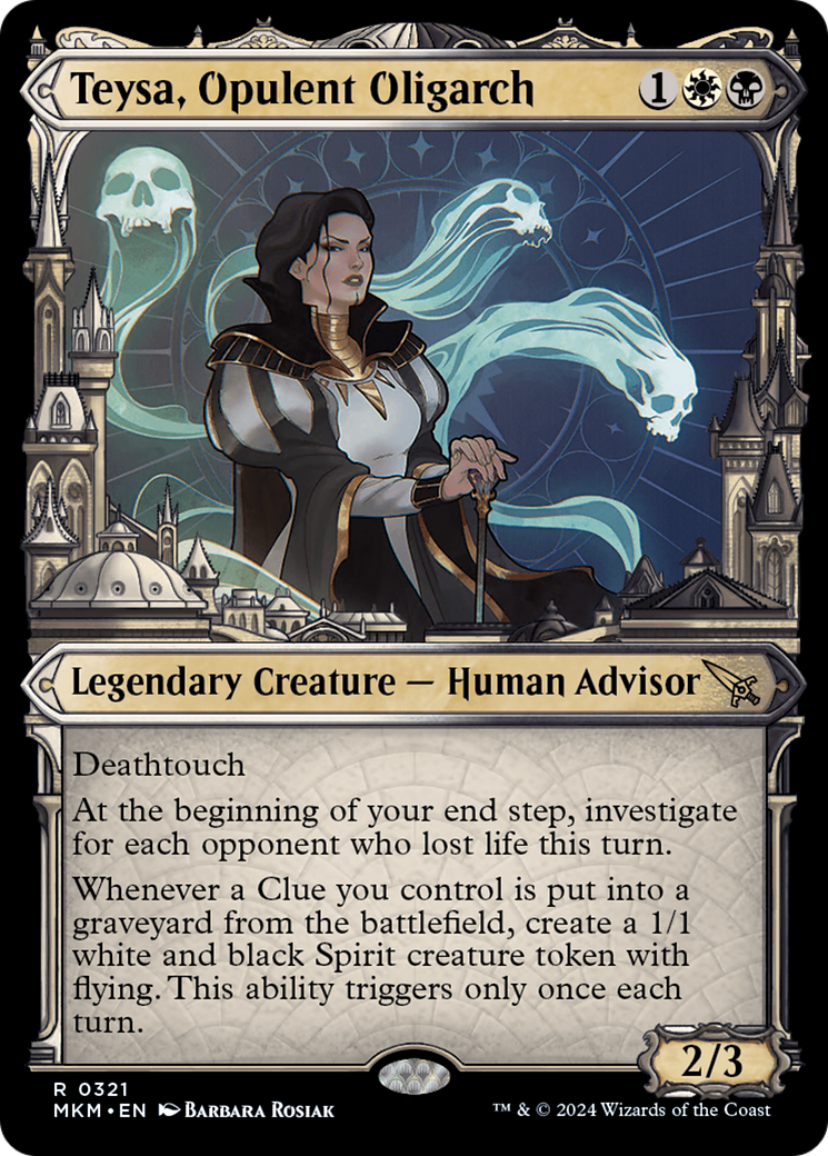 Teysa, Opulent Oligarch (Showcase) (0321) [Murders at Karlov Manor] Foil