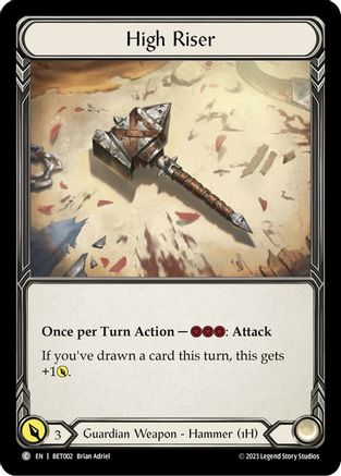 High Riser (BET002) - Blitz Deck: Heavy Hitters - Betsy