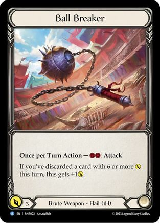 Ball Breaker (RNR002) - Blitz Deck: Heavy Hitters - Rhinar
