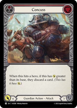 Concuss (Red) (VIC009)  - Blitz Deck: Heavy Hitters - Victor