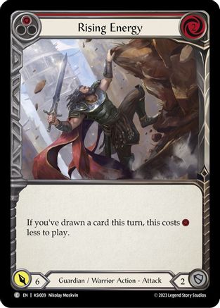 Rising Energy (Red) (KSI009) - Blitz Deck: Heavy Hitters - Kassai