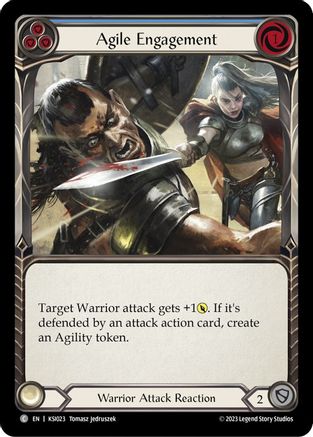 Agile Engagement (Blue) (KSI023) - Blitz Deck: Heavy Hitters - Kassai