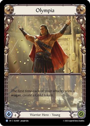 Olympia (OLA001) Rainbow Foil - Blitz Deck: Heavy Hitters - Olympia