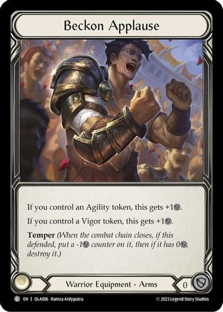 Beckon Applause (OLA006) - Blitz Deck: Heavy Hitters - Olympia
