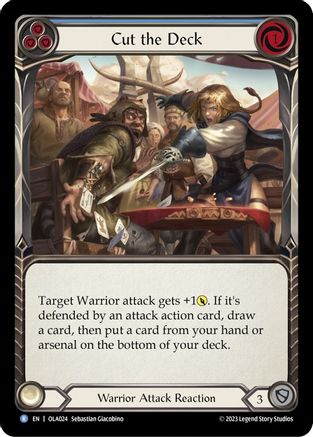 Cut the Deck (Blue) (OLA024) - Blitz Deck: Heavy Hitters - Olympia