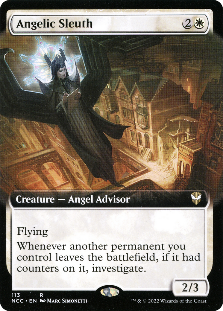 Angelic Sleuth (Extended Art) [Streets of New Capenna Commander] | Silver Goblin