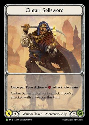 Cintari Sellsword (FAB201) Rainbow Foil - FaB Promos