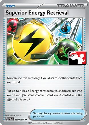 Superior Energy Retrieval (189/193) [Prize Pack Series Four] | Silver Goblin