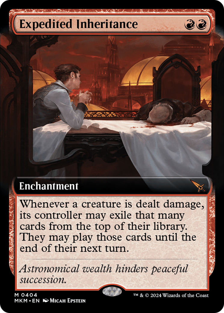 Expedited Inheritance (Extended Art) [Murders at Karlov Manor] Foil