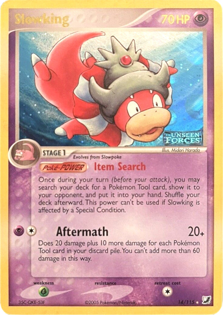 Slowking (14/115) (Stamped) [EX: Unseen Forces] | Silver Goblin