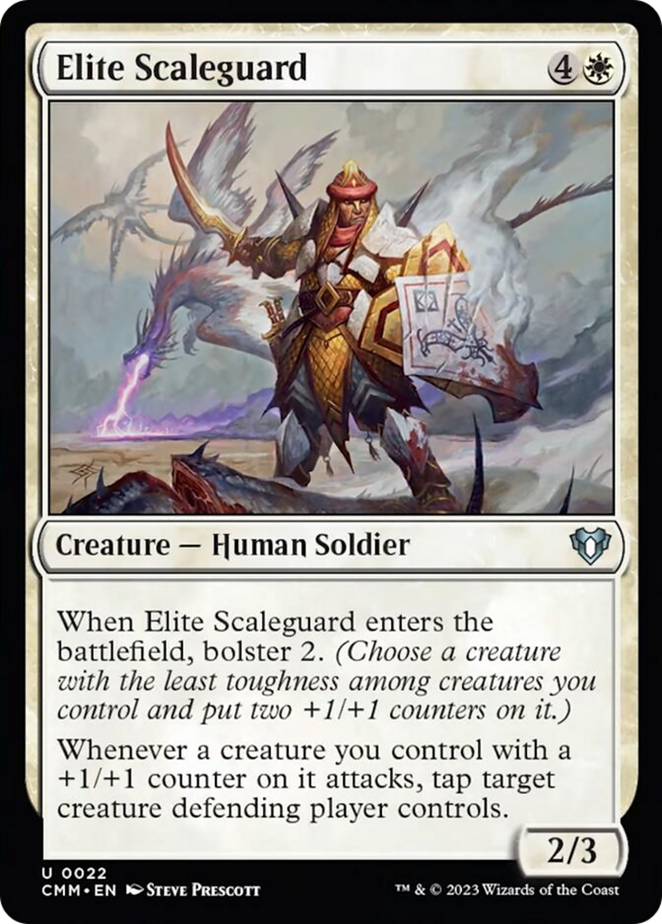 Elite Scaleguard [Commander Masters] | Silver Goblin