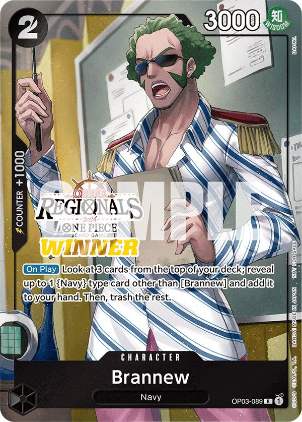 Brannew (Online Regional 2024) [Winner] [One Piece Promotion Cards] | Silver Goblin