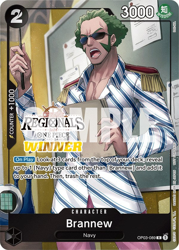 Brannew (Offline Regional 2024) [Winner] [One Piece Promotion Cards] | Silver Goblin