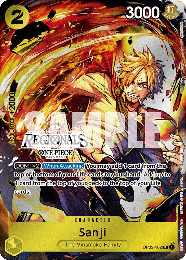 Sanji (Offline Regional 2024) [Participant] [One Piece Promotion Cards] | Silver Goblin