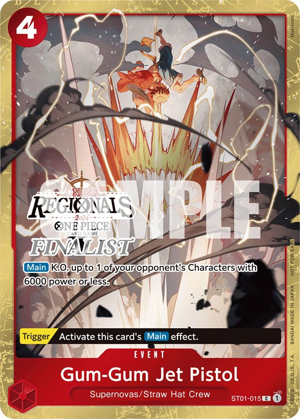 Gum-Gum Jet Pistol (Online Regional 2024) [Finalist] [One Piece Promotion Cards] | Silver Goblin