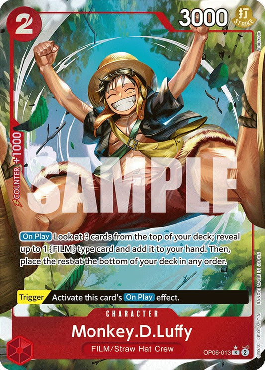 Monkey.D.Luffy (Alternate Art) (OP06-013) Foil