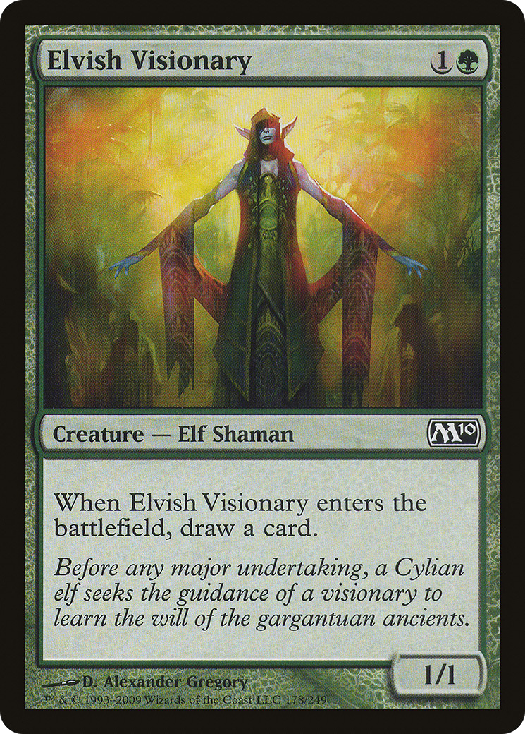 Elvish Visionary [Magic 2010] Foil
