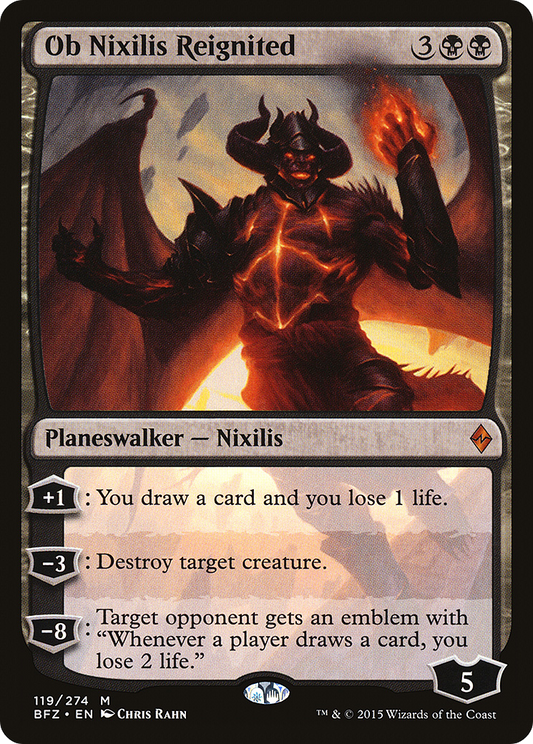 Ob Nixilis Reignited [Battle for Zendikar] Foil