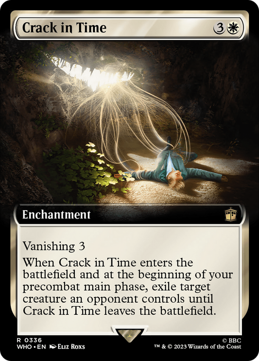 Crack in Time (Extended Art) [Doctor Who] Foil