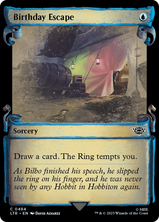 Birthday Escape [The Lord of the Rings: Tales of Middle-Earth Showcase Scrolls] Foil