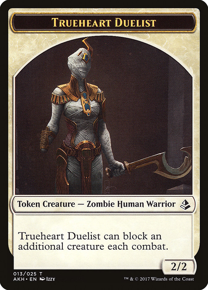 Trueheart Duelist // Snake Double-Sided Token [Amonkhet Tokens] | Silver Goblin