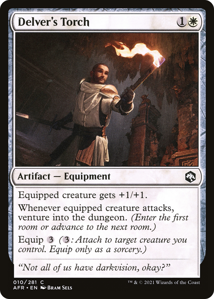 Delver's Torch [Dungeons & Dragons: Adventures in the Forgotten Realms] Foil