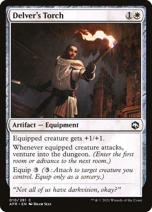 Delver's Torch [Dungeons & Dragons: Adventures in the Forgotten Realms] Foil