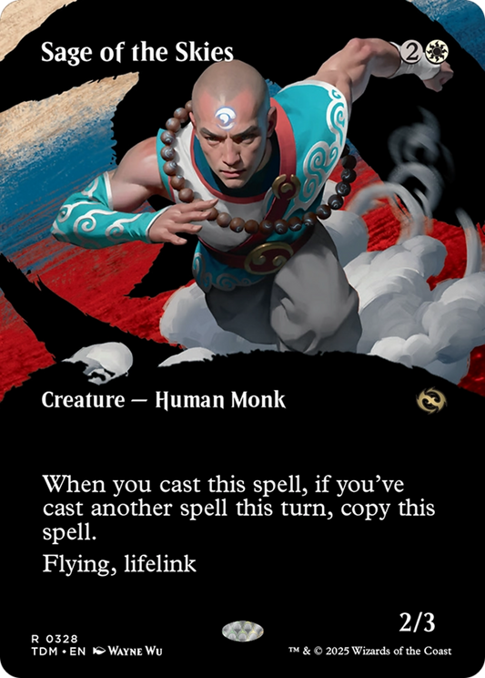 Sage of the Skies (Borderless) (328) - Tarkir: Dragonstorm