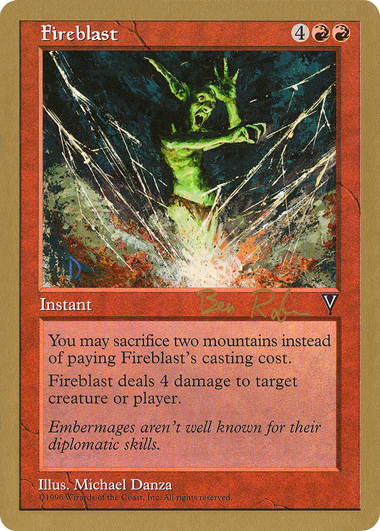 Fireblast (Ben Rubin) [World Championship Decks 1998]