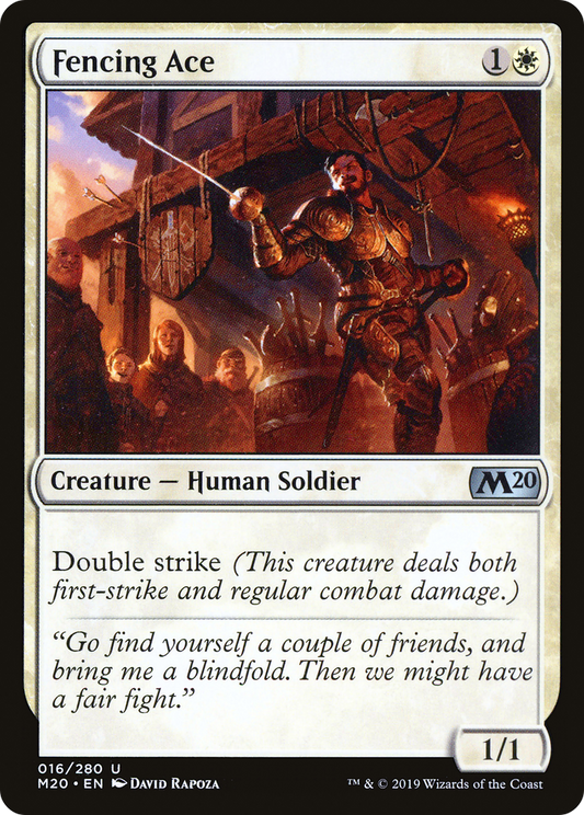 Fencing Ace [Core Set 2020] Foil