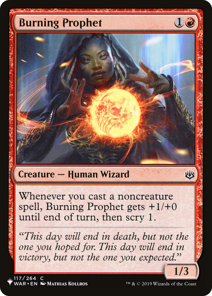 Burning Prophet [The List] | Silver Goblin